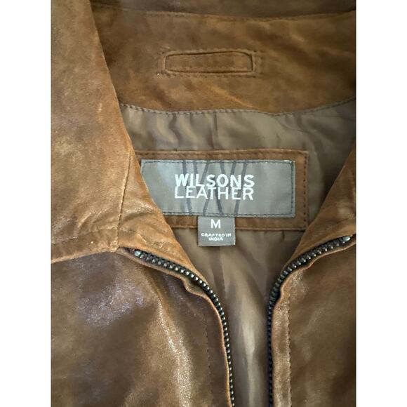 Wilson’s Leather Vintage Brown Suede Jacket L - Picture 2 of 8